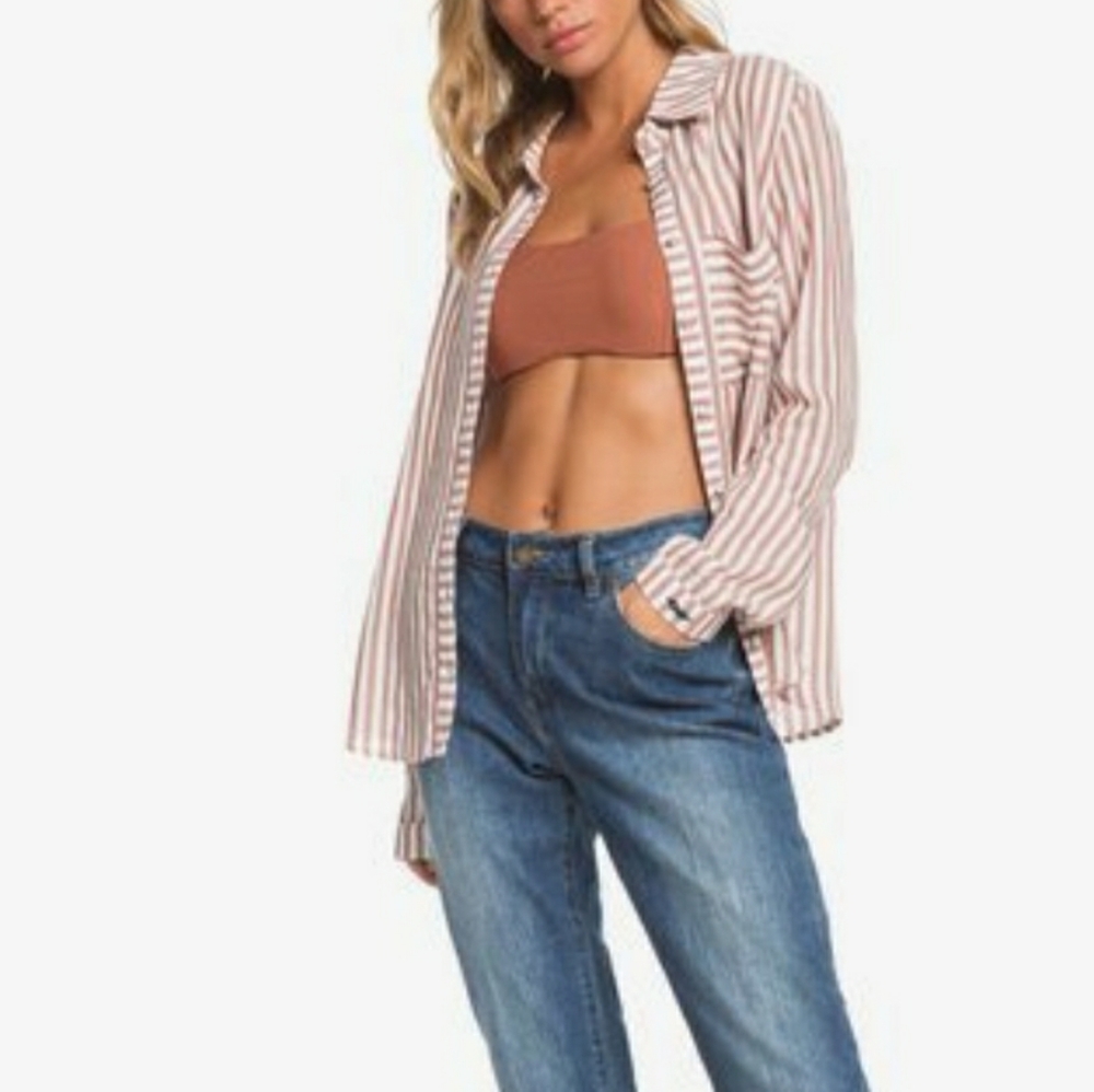 ROXY NWT Seaside Blouse Sz. Sm